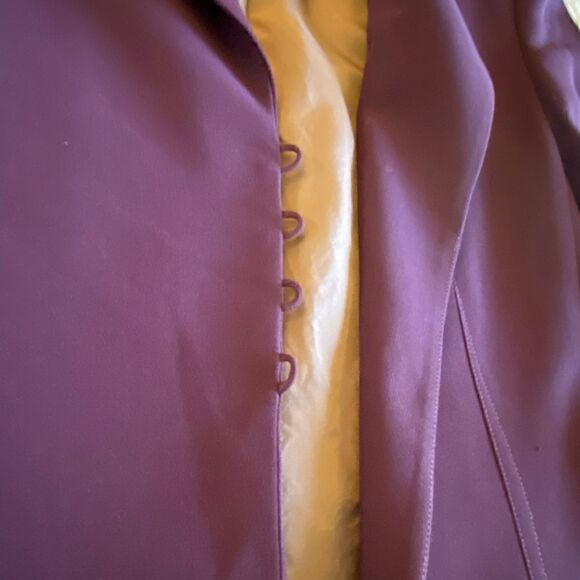 EUC Gorgeous Dark Purple Blazer by Canadian Designer Eldean - Picture 6 of 10